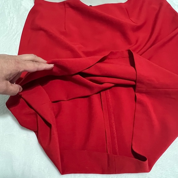 EVAN PICONE Colorblock Sleeveless Dress - Black, Gray, and Red - Picture 7 of 7